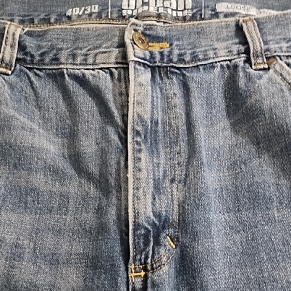 Urban Pipeline Blue Relaxed Jeans Medium Wash  40X30 - Picture 9 of 14